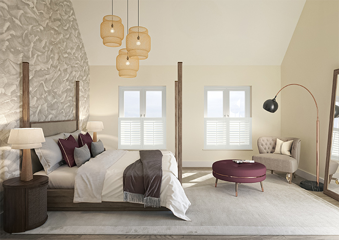 Kensington, Off White - Cafe Style Plantation Shutter - Image 8